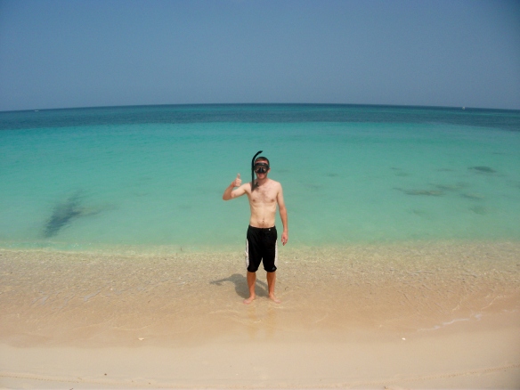 To South America - Paleface goes snorkelling